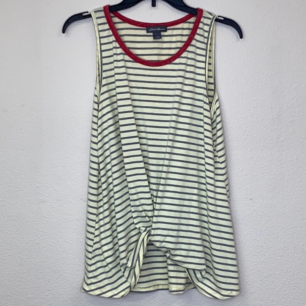 Eddie Bauer Front Tuck Tank Top Size Large
